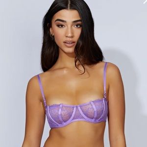 NWT Marnie Lace Mesh Demi Bra